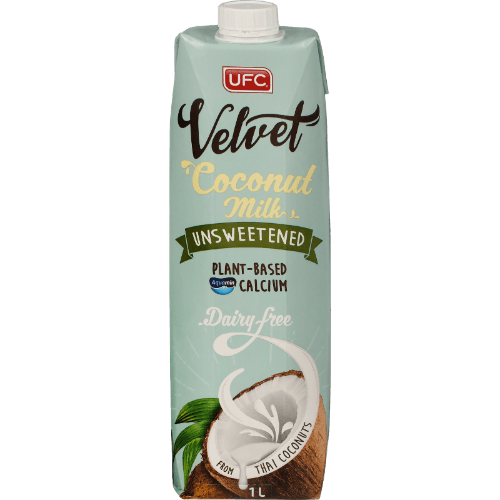 UFC Velvet Unsweetened Coconut Milk 1 L