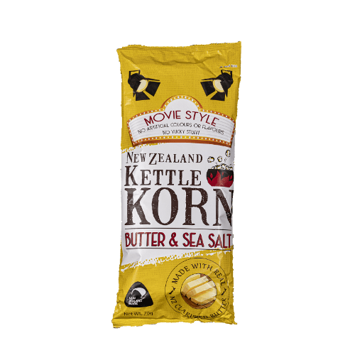New Zealand Kettle Korn Butter & Sea Salt Popcorn