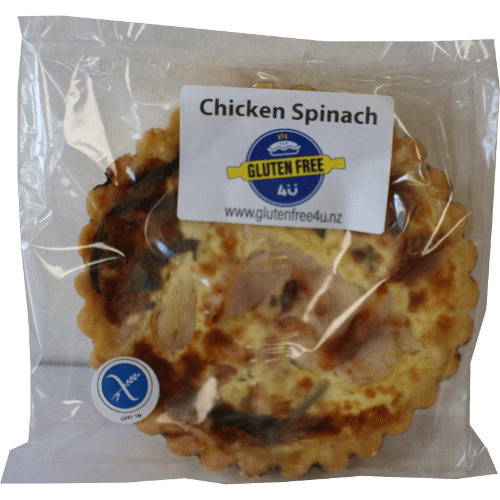 Gluten Free 4U Chicken & Spinach Quiche