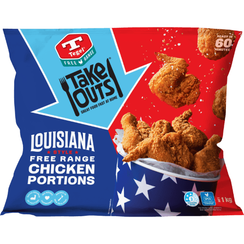 Tegel Take Outs Louisiana Style Free Range Chicken Portions
