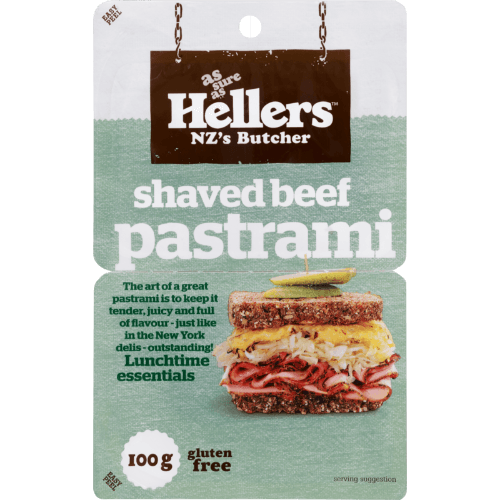 Hellers Shaved Beef Pastrami