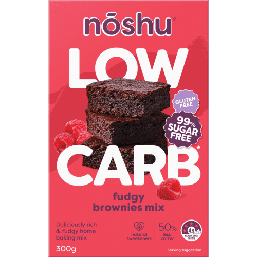 Noshu Low Carb Fudgy Brownies