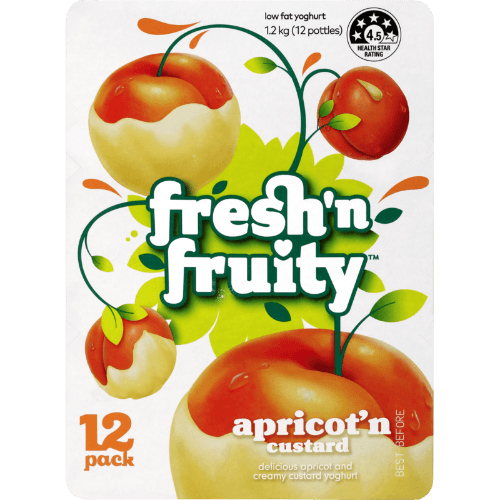 Fresh 'n Fruity Apricot' n Custard Yoghurt