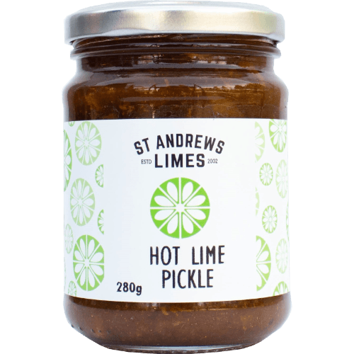 St Andrews Limes Hot Lime Pickle 280 g