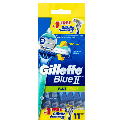 Gillette Blue II Plus Pivot Disposable Razor