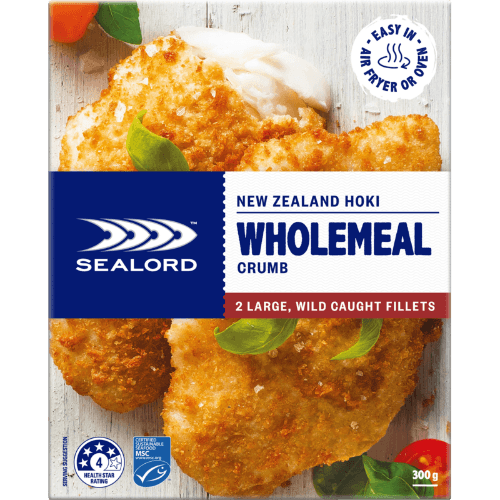 Sealord Hoki Wholemeal Crumb Wild Caught Fillets