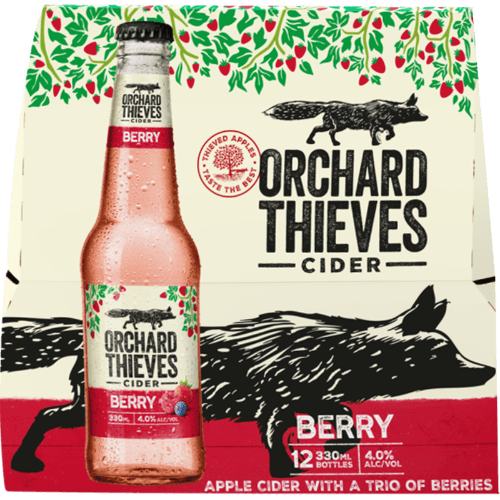 Orchard Thieves Berry Cider Bottles
