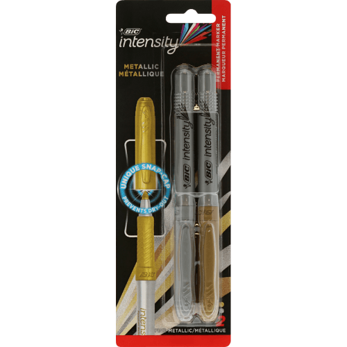 Bic Intensity Metallic Permanent Marker 2 pack