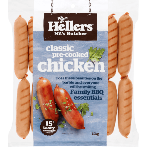Hellers Classic Pre-Cooked Chicken Sausages
