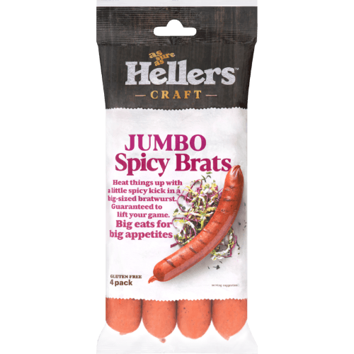Hellers Craft Jumbo Spicy Brats