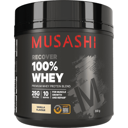 Musashi 100% Whey Vanilla Flavour Powder