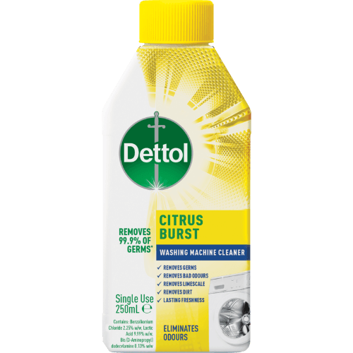 Dettol Citrus Burst Antibacterial Washing Machine Cleaner