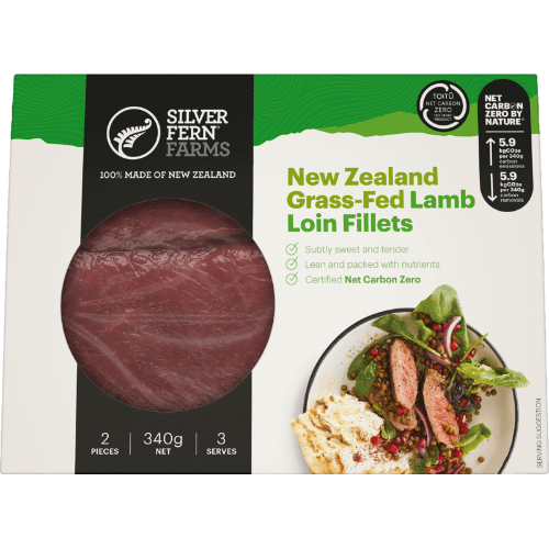 Silver Fern Farms New Zealand Grass-Fed Lamb Loin Fillets