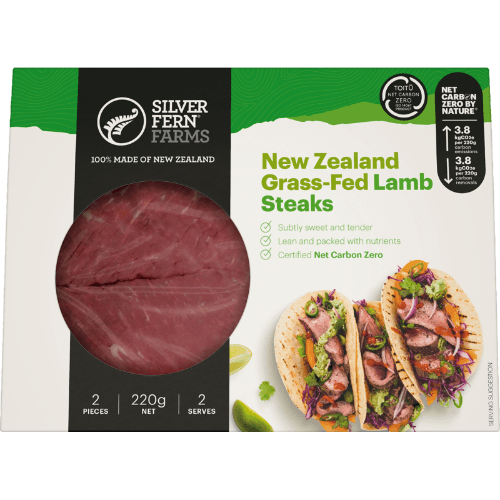 Silver Fern Farms New Zealand Grass-Fed Lamb Steaks