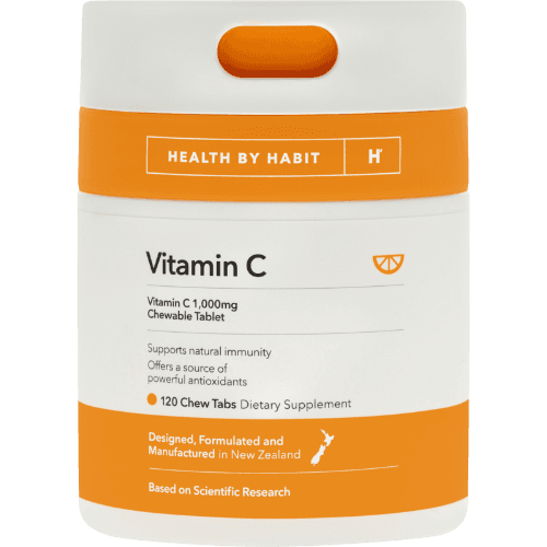 Health By Habit Vitamin C Chew Tabs 120 pack