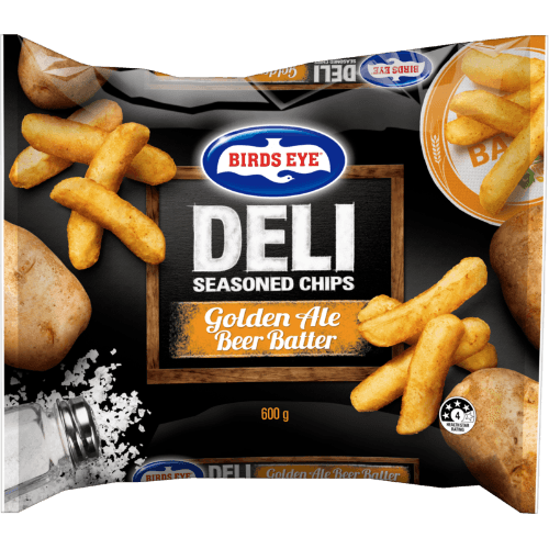 Birds Eye Deli Golden Ale Beer Batter Seasoned Chips