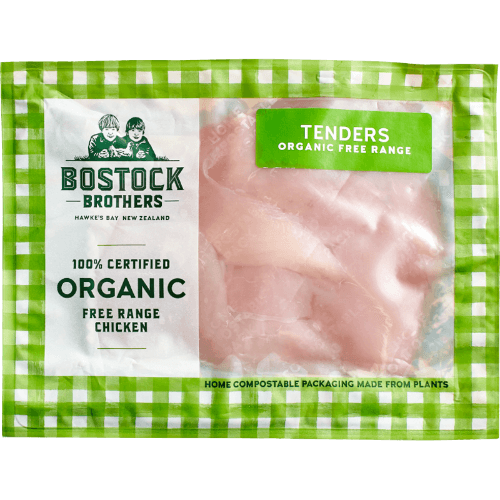 Bostock Brothers 100% Certified Organic Free Range Chicken Tenders 450 g