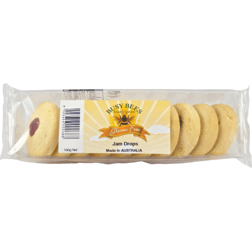 Busy Bees Gluten Free Jam Drop Biscuits