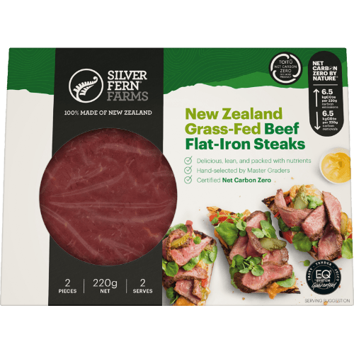 Silver Fern Farms New Zealand Grass-Fed Beef Flat-Iron Steaks