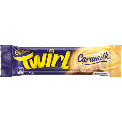 Cadbury Twirl Caramilk Chocolate Bar