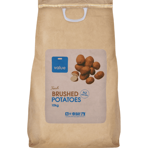 Value Brushed Potatoes 10 kg