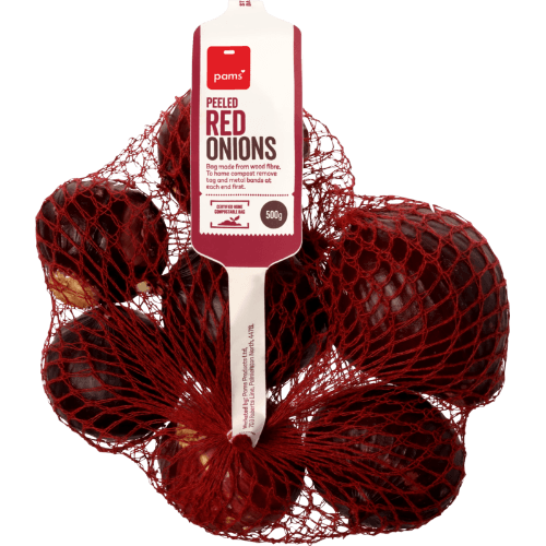 Pams Peeled Red Onions 500 g
