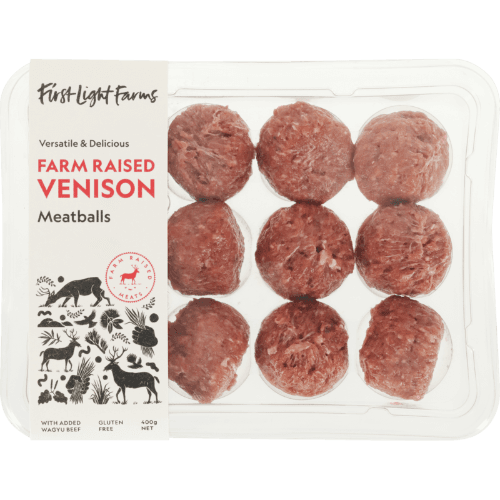 First Light Farm Raised Venison Meatballs