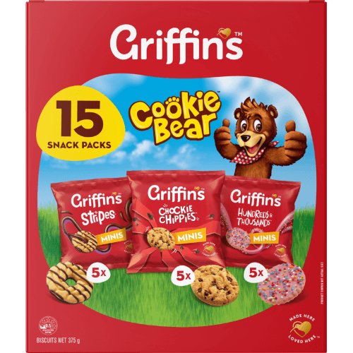 Griffin's Cookie Bear Mixed Biscuits Snack Packs