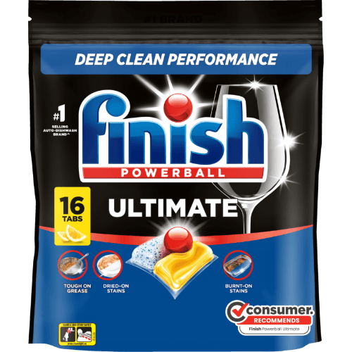 Finish Ultimate All-in-1 Lemon Dishwasher Tablets