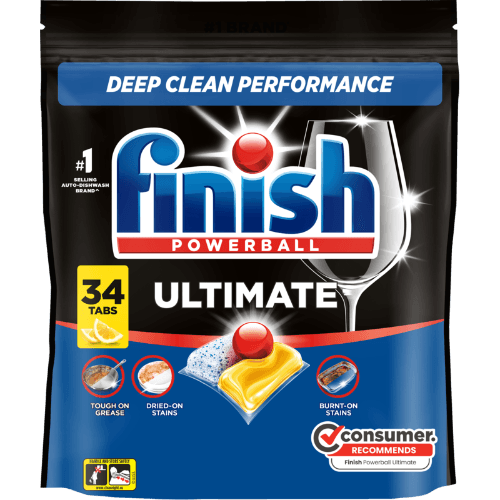 Finish Ultimate All-in-1 Lemon Dishwasher Tablets