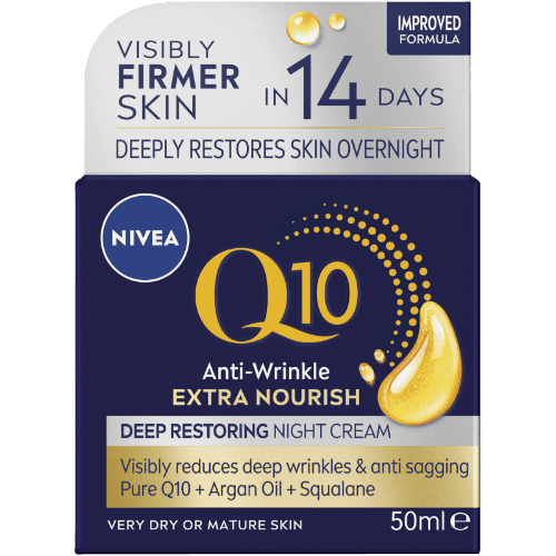 Nivea Q10 Anti-Wrinkle Extra Nourish Deep Restoring Night Cream