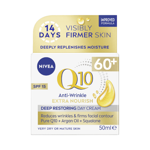 Nivea Q10 Anti-Wrinkle Extra Nourish Deep Restoring Day Cream SPF15