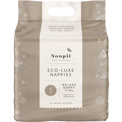 Noopii Eco-Luxe Nappies Unisex N5 12-18kg Walker