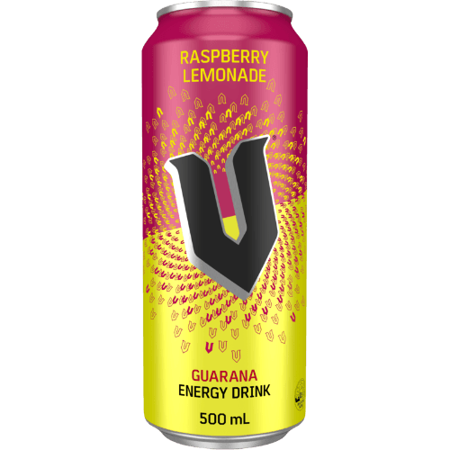 V Raspberry Lemonade Guarana Energy Drink