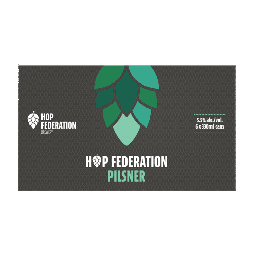 Hop Federation Pilsner Bottles 6 × 330 mL