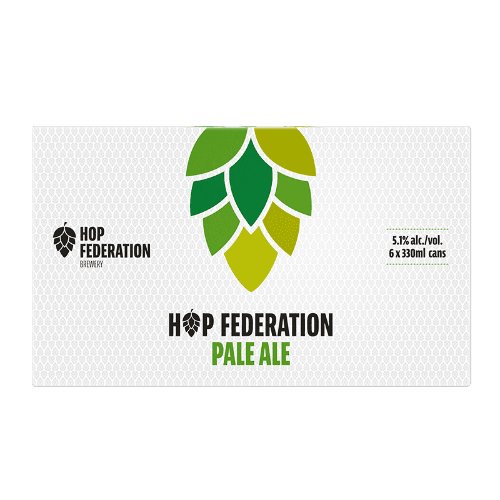 Hop Federation Pale Ale Bottles 6 × 330 mL