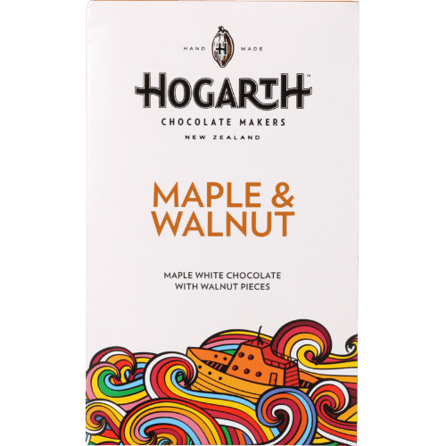 Hogarth Craft Chocolate Maple & Walnut White Chocolate Block