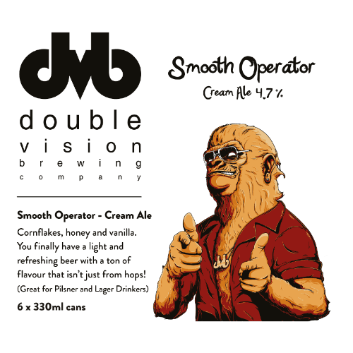 Double Vision Brewing Company Smooth Operator Cream Ale Cans