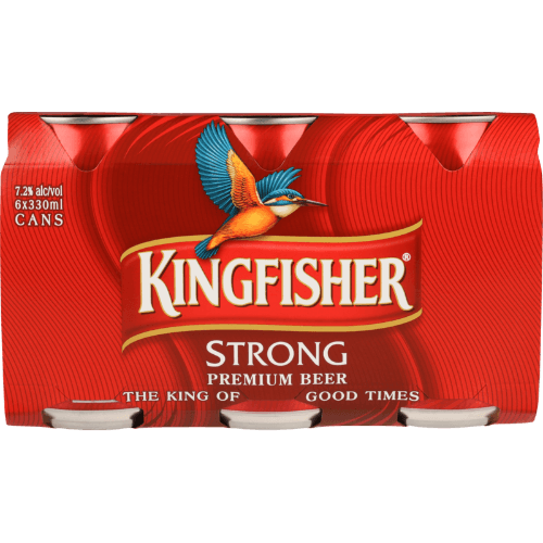 Kingfisher Beer Strong Premium Beer Cans
