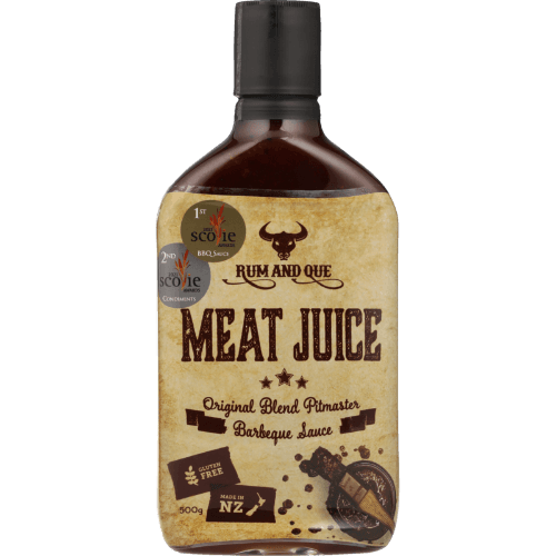Rum and Que Meat Juice BBQ Sauce
