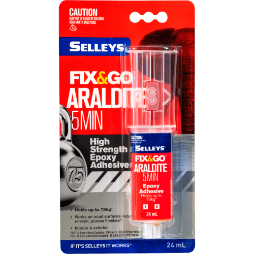 Selleys Fix & Go Araldite 5 Min Epoxy