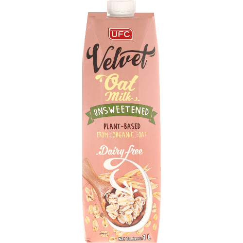 UFC Velvet UHT Unsweetened Oat Milk 1 L