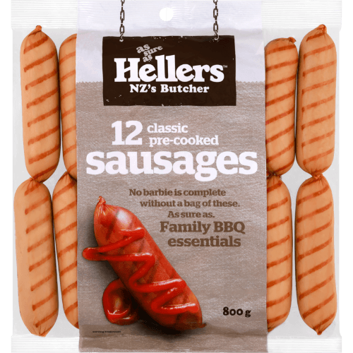 Hellers 12 Classic Pre-Cooked Sausages