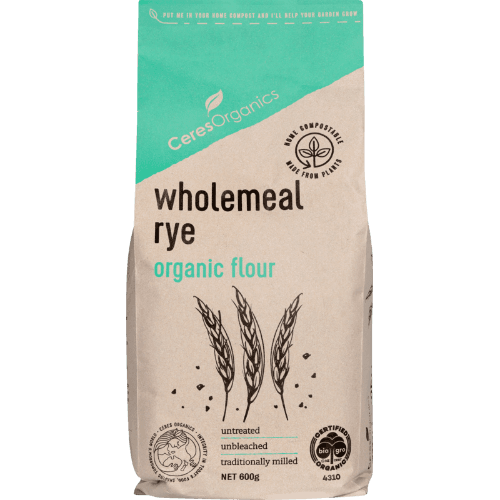 Ceres Organics Organic Wholemeal Rye Flour