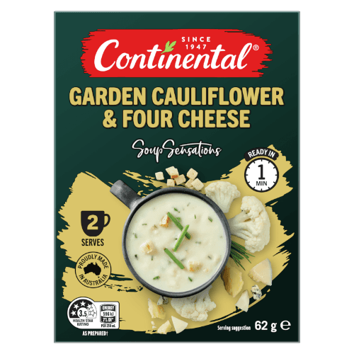 Continental Sensations Garden Cauliflower & Four Cheese With Parmesan Croutons Soup