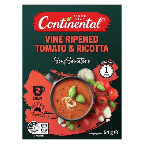 Continental Sensations Vine Ripened Tomato & Ricotta With Basil Soup