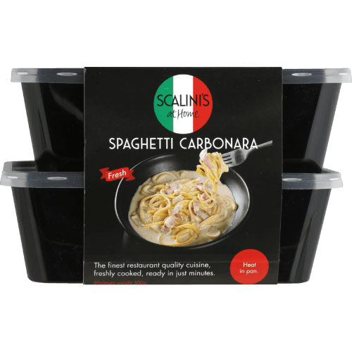Scalini's At Home Ready Meal Carbonara Pasta 500 g