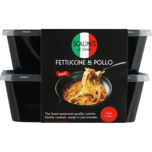 Scalini's At Home Ready Meal Fettucine Al Pollo Pasta 500 g