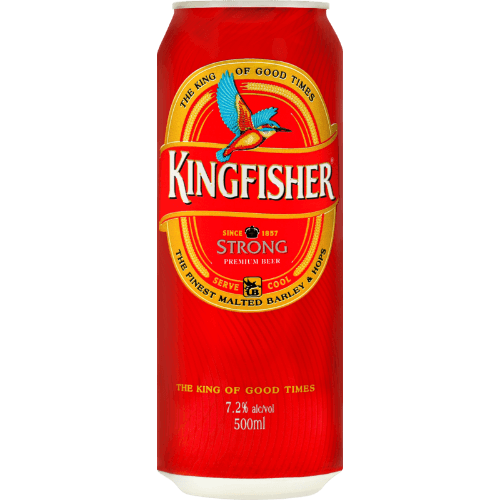 Kingfisher Beer Strong Lager Can 500 mL