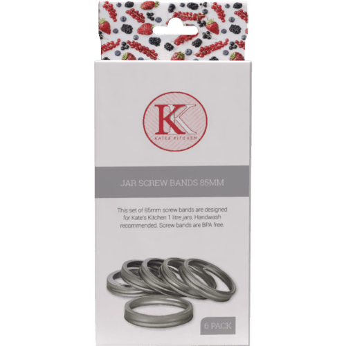 Kate's Kitchen Jar Screw Bands 85mm
